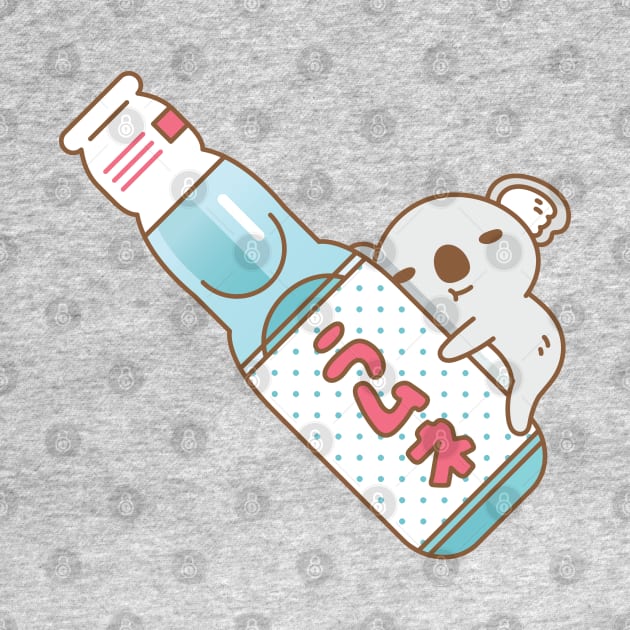 Baby koala with ramune japanese soda Sticker by Noristudio